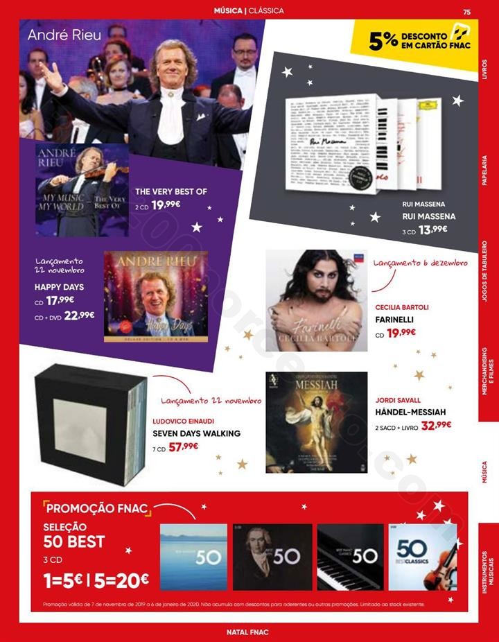 Antevisão Folheto FNAC Natal Promoções até 6 j