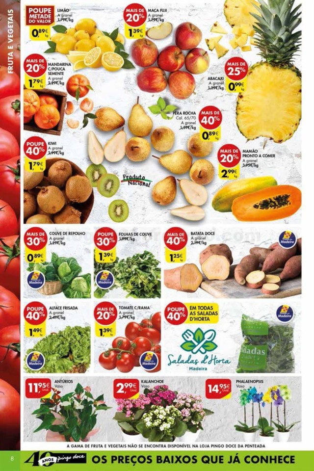 Antevisão Folheto PINGO DOCE Madeira Pomoções d