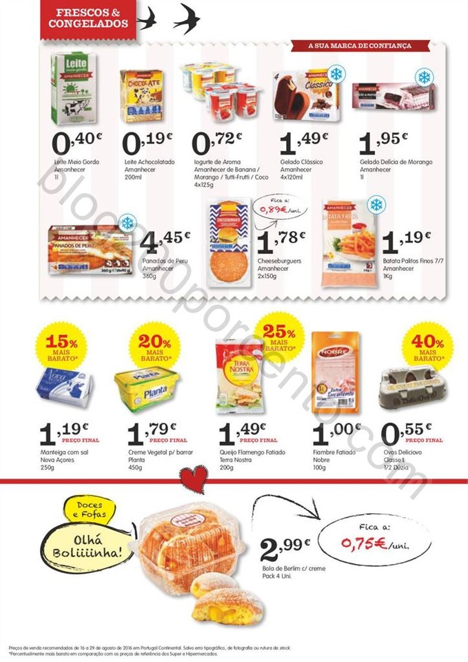 Novo Folheto AMANHECER Promoções de 16 a 29 agos