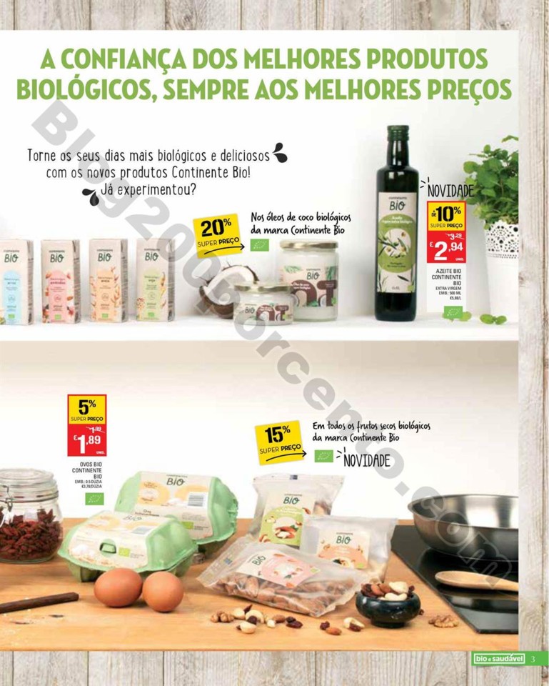 Antevisão Folheto CONTINENTE Bio e Saudável prom
