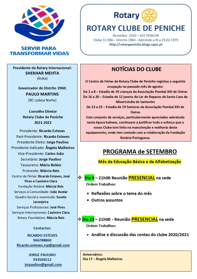 Programa de setembro do Rotary Clube de Peniche_pa