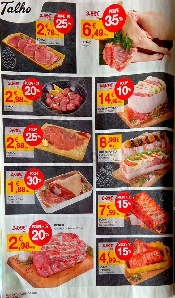 Intermarché Folheto promoções de 18 a 24 abril 