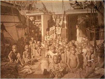 Crianças no navio negreiro