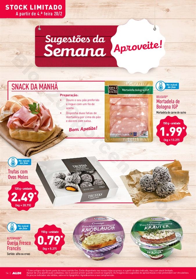 Antevisão Folheto ALDI Promoções a partir de 20