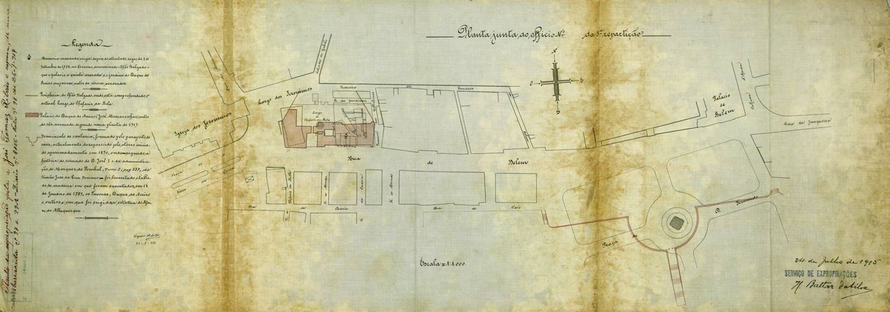 Expropriação e demolição de duas casas que enc