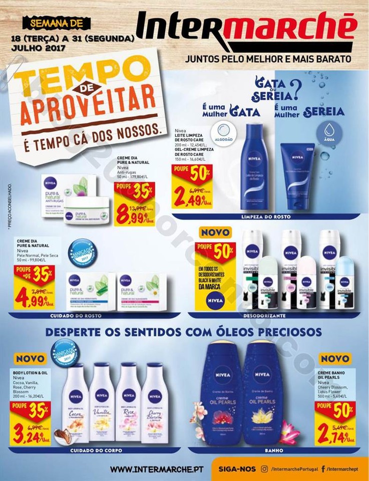 Antevisão Folheto Extra INTERMARCHÉ Nivea promo