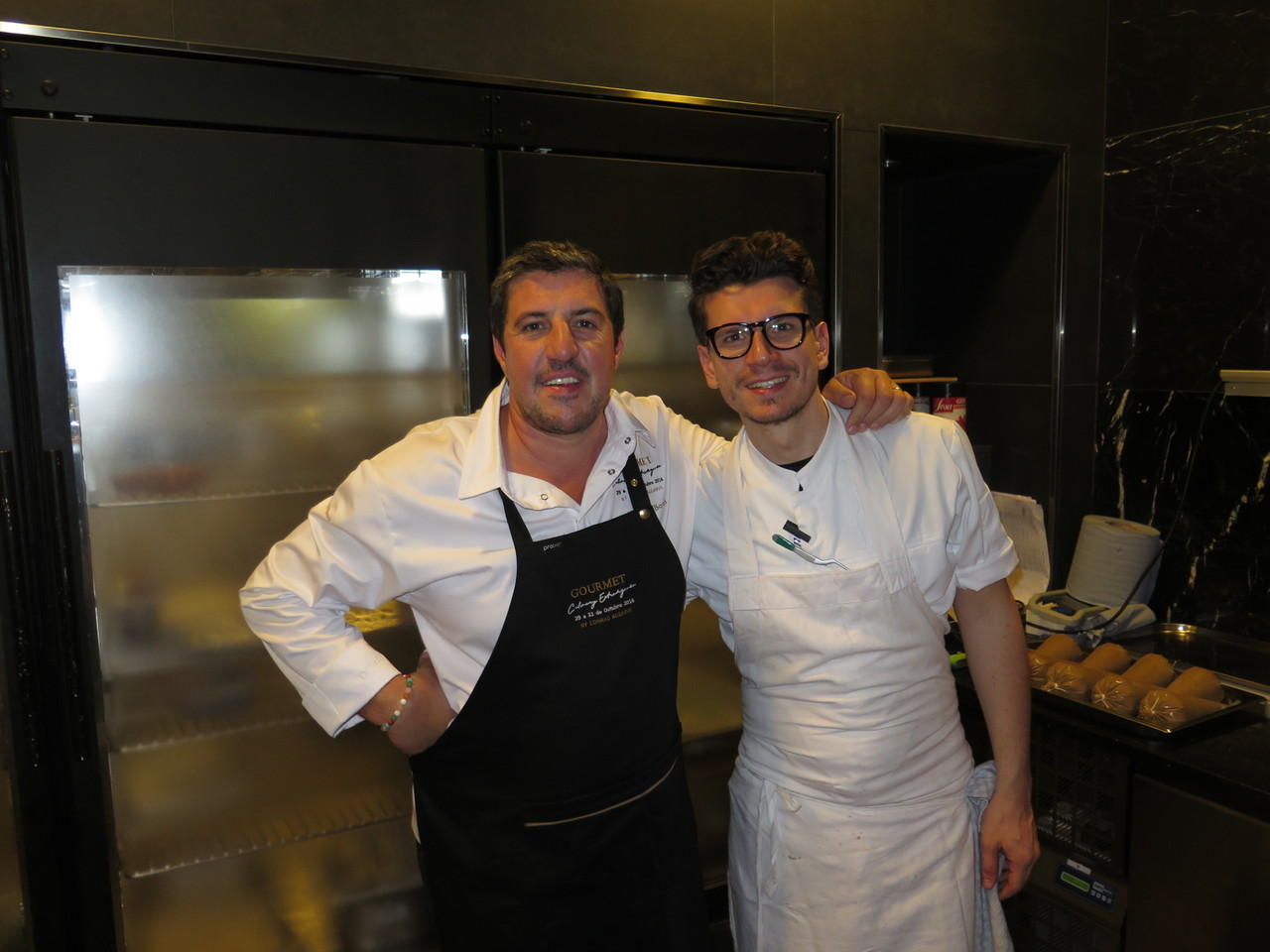 Claude Bosi e o seu Head Chef Francesco Dibenedetto