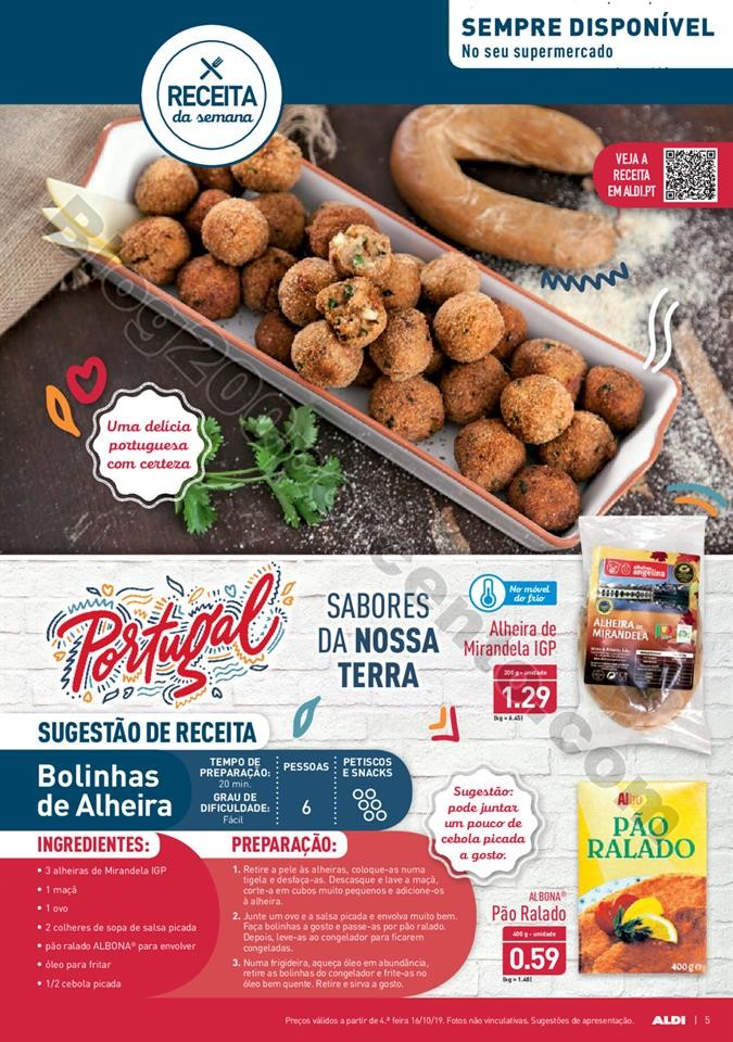 Antevisão Folheto ALDI Promoções a partir de 16