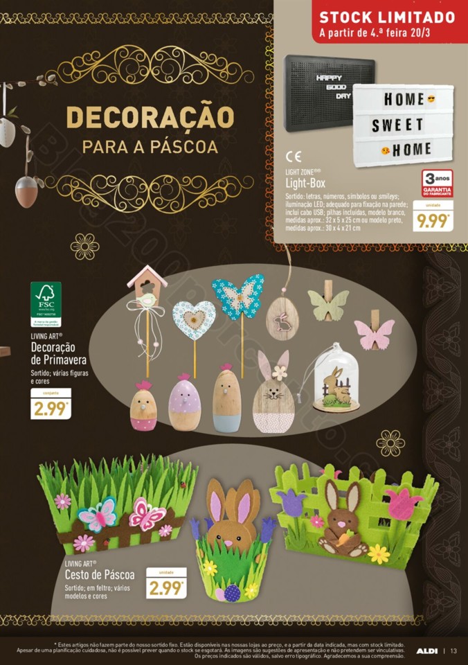 Antevisão Folheto ALDI Promoções a partir de 20