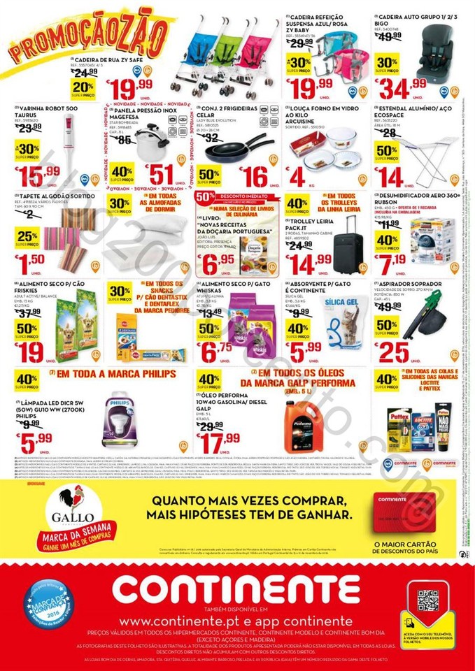 Antevisão Folheto CONTINENTE Promoçãozão de 15