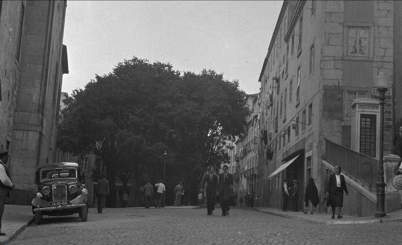 Scena de rua, Largo do Soccorro (M. Novaes, ante 1949)