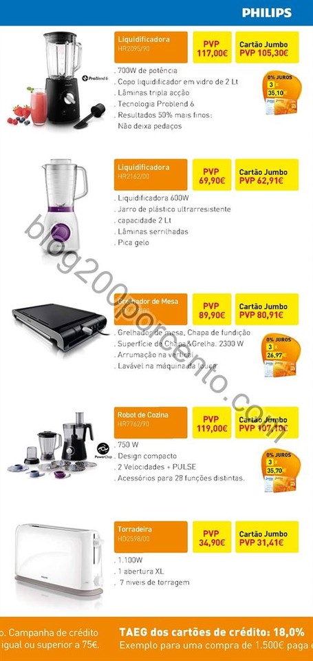 Antevisão Folheto Extra JUMBO Philips promoções