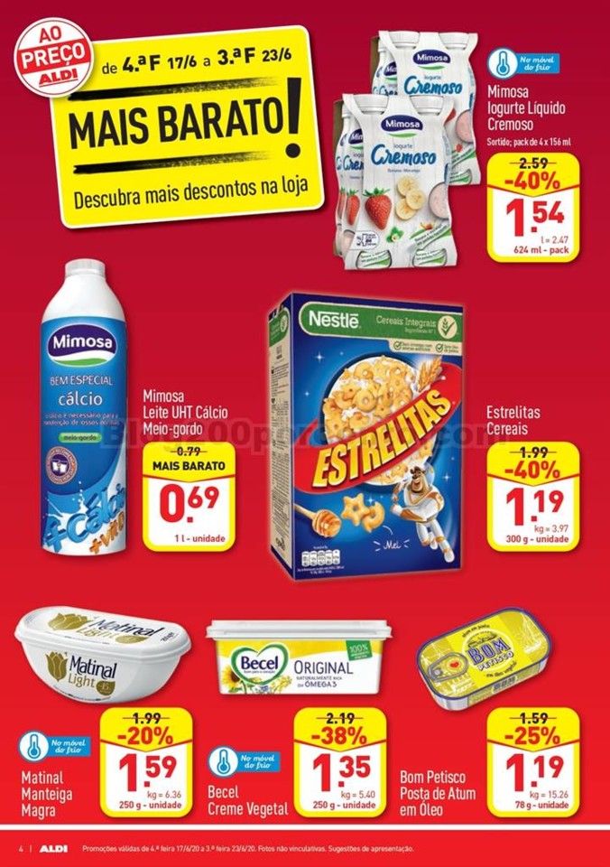 Antevisão Folheto ALDI Promoções de 17 a 23  ju