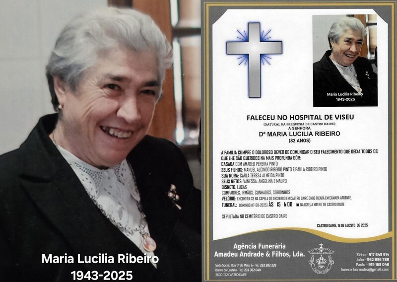 FOTO RIP DE MARIA LUCILIA RIBEIRO-82 ANOS (CASTRO 
