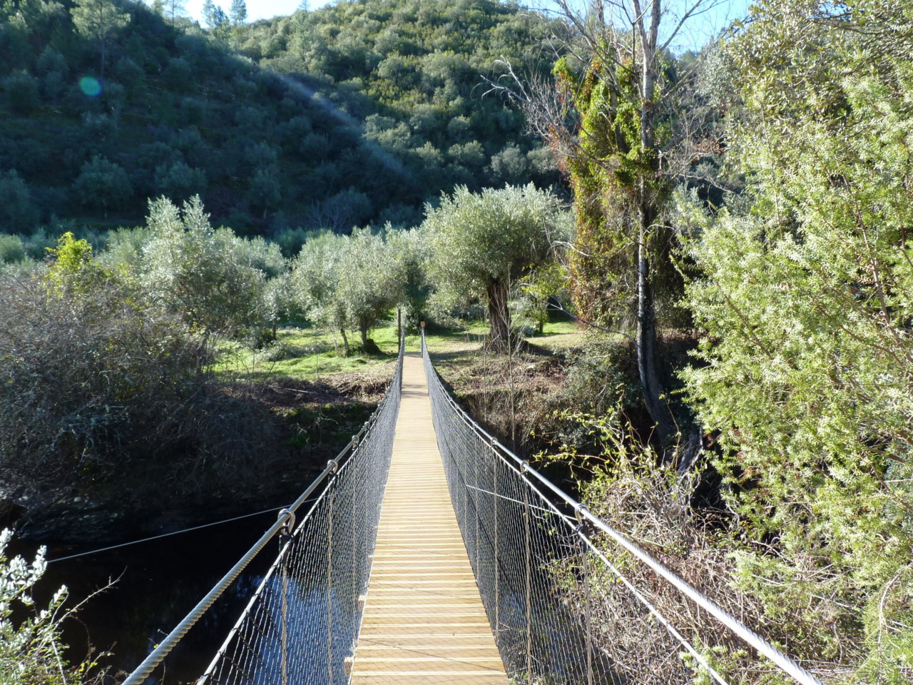 Trilho da mina de ouro do Conhal - foz da Ribeira