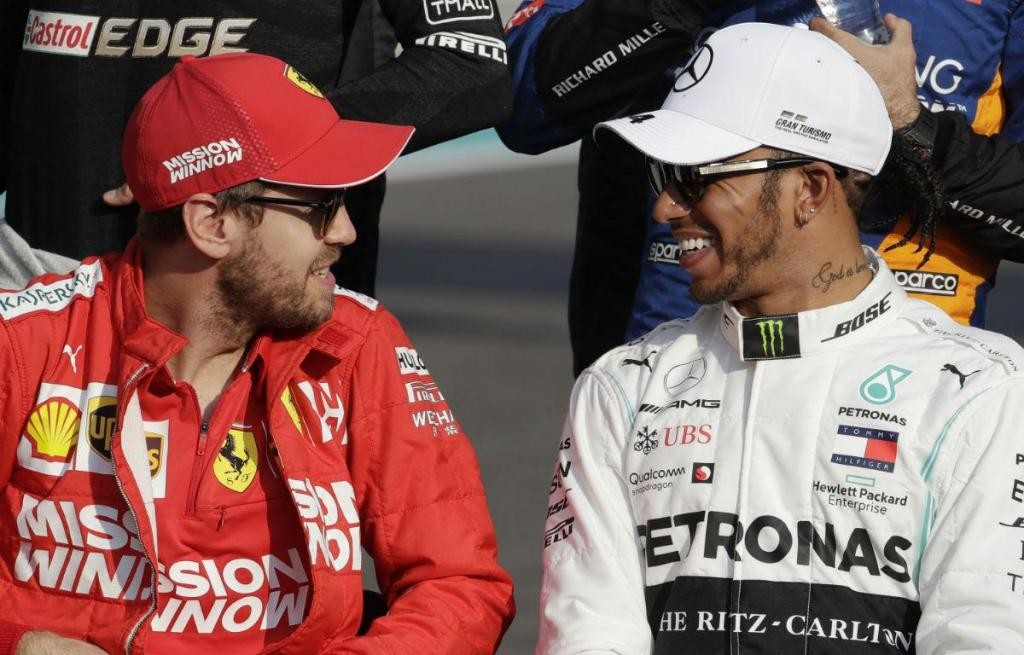 Vettel e Hamilton dividiram a década