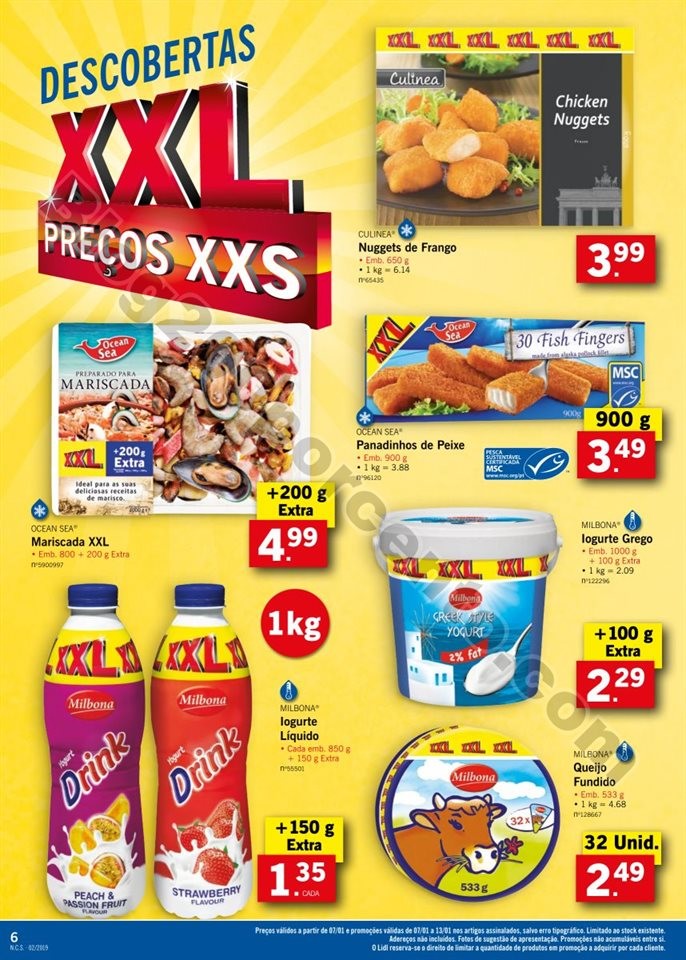 Antevisão Folheto LIDL XXL promoções de 7 a 13 
