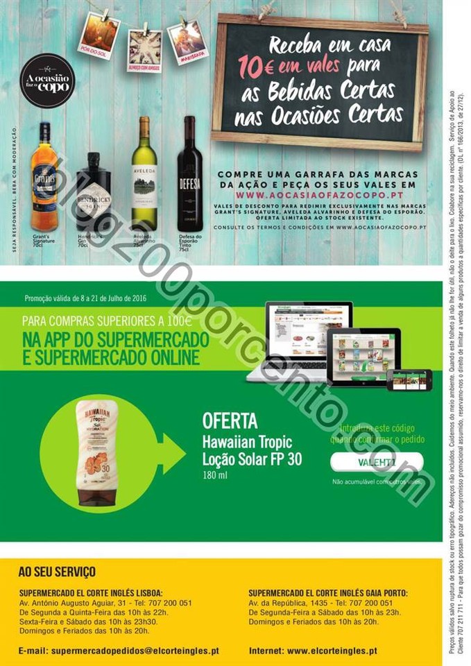 Antevisão Folheto EL CORTE INGLÉS Promoções de
