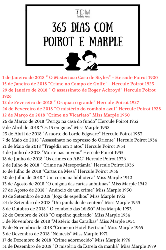 1 de Janeiro de 2018 “ O Misterioso Caso de Styl