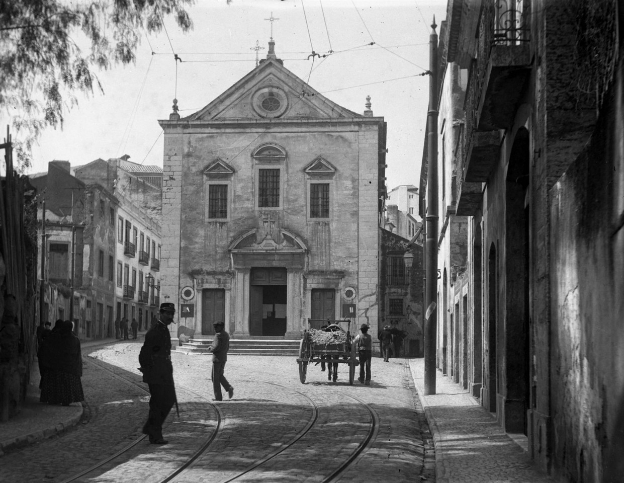Antiga Igreja dos Anjos, extinta e reconstruída n