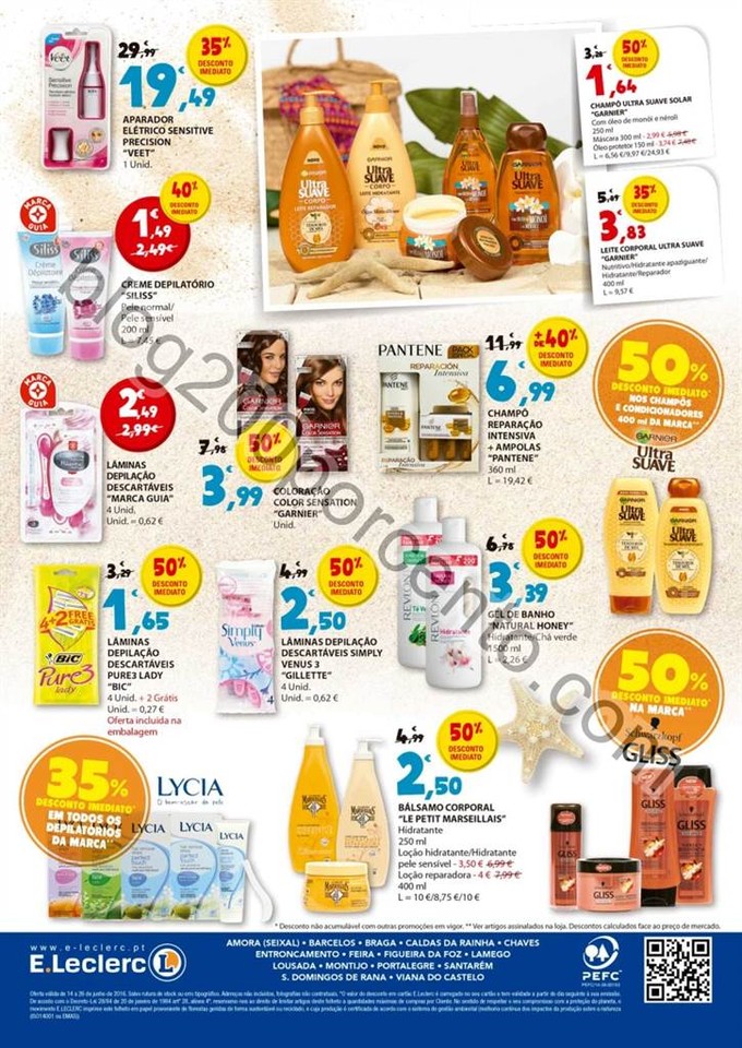 Antevisão Folheto E-LECLERC Verão promoções de