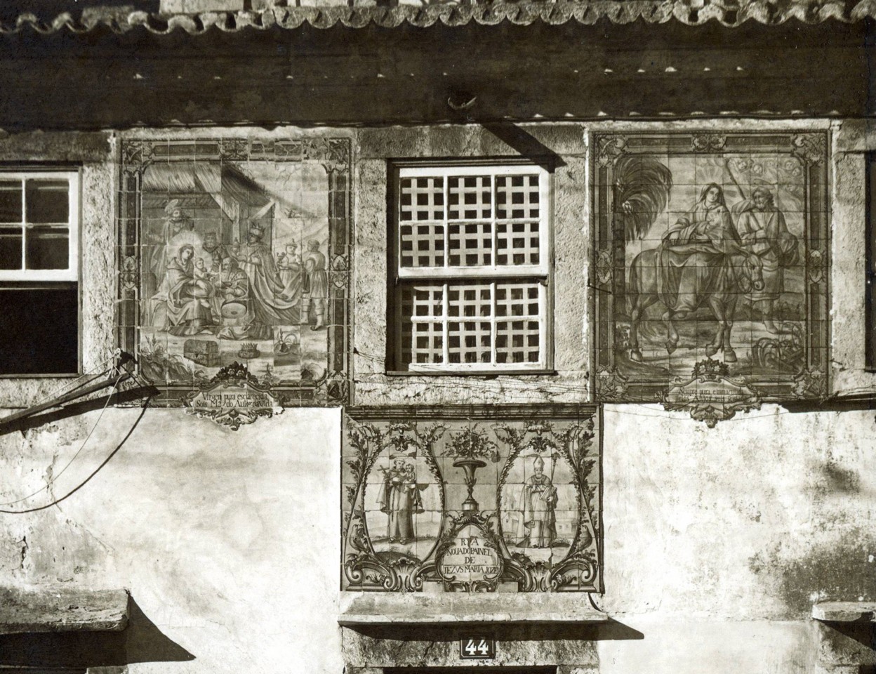 Registo de Santos na Rua das Amoreiras, 1944, foto Registo de Santos na Rua das Amoreiras, 1944, foto