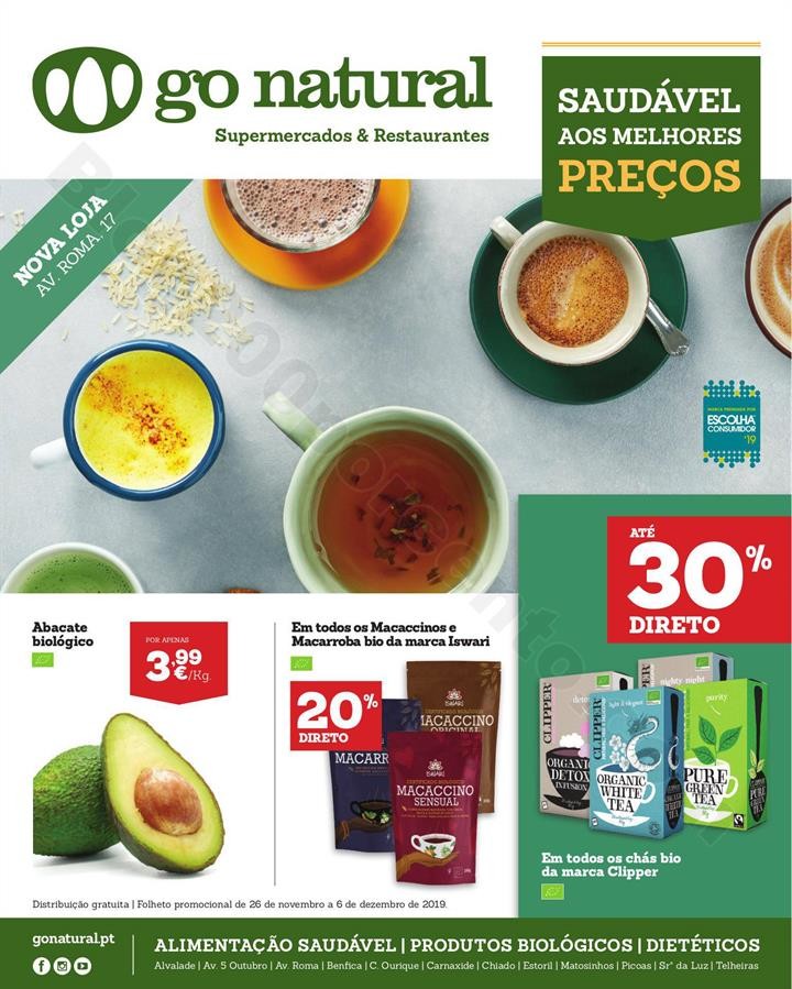 Antevisão Folheto GO NATURAL Promoções de 26 no
