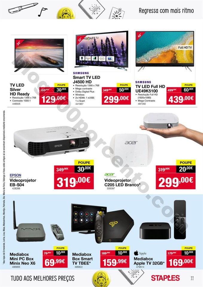 01 antevisão Folheto STAPLES Tecnologia 7 a 26 se