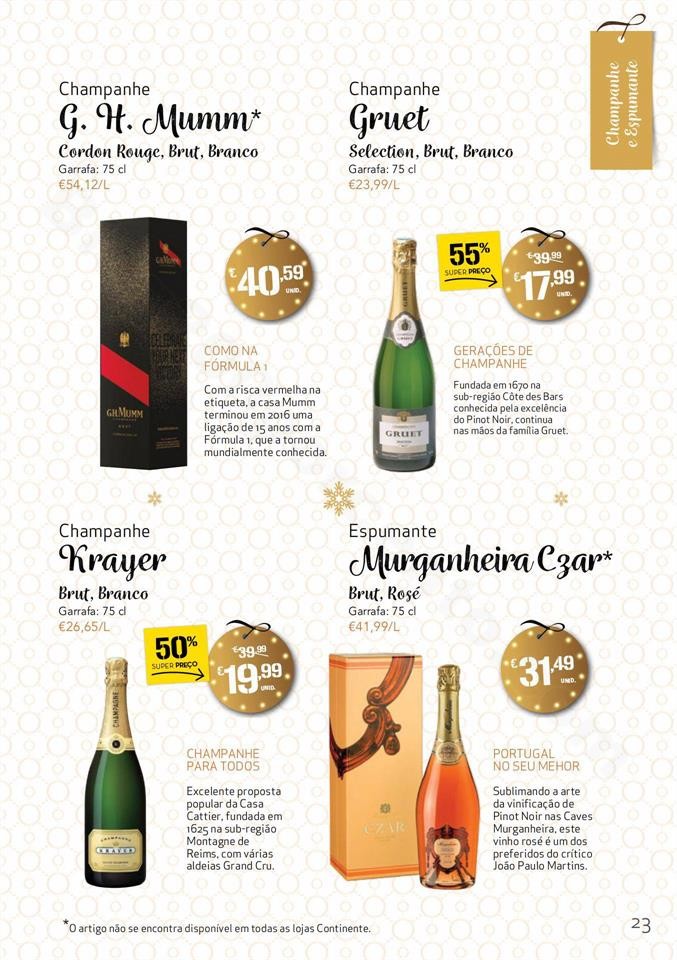 Continente presentes de natal 29 outubro a 24 deze