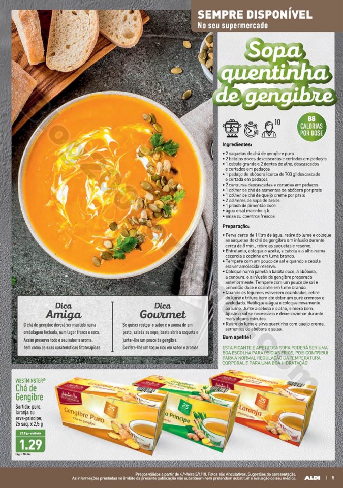 Antevisão Folheto ALDI Promoções a partir de 3 