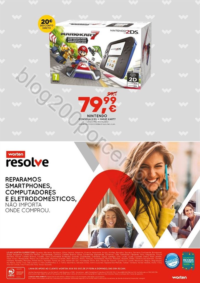 Novo Folheto WORTEN Promoções de 18 a 31 agosto 