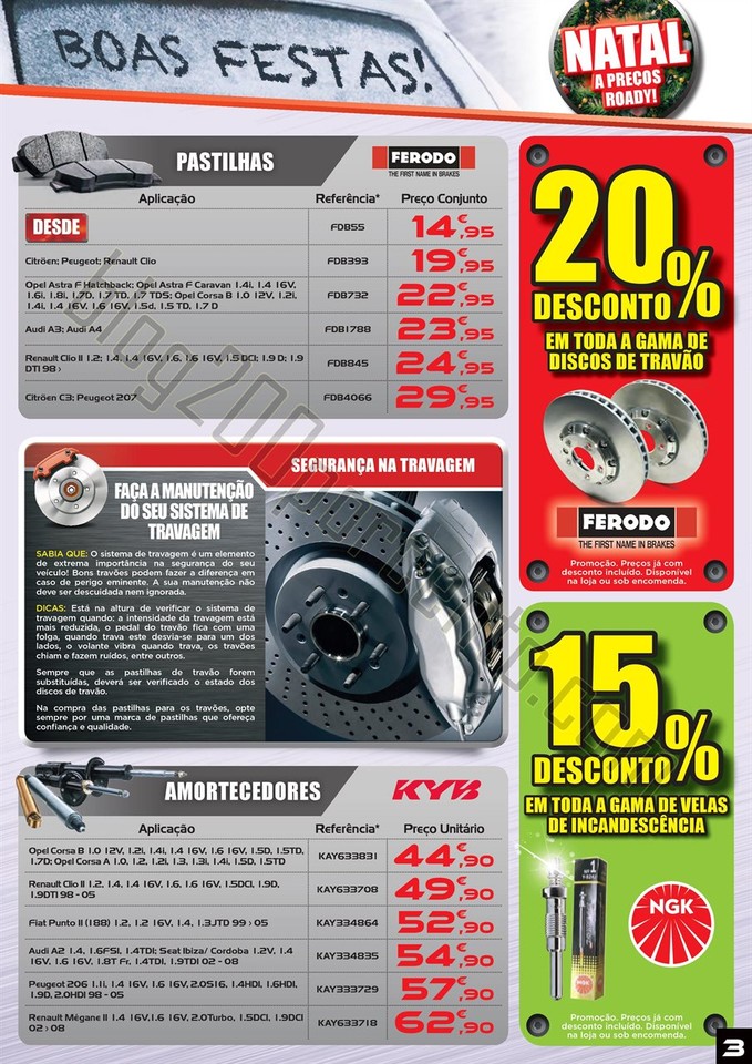 Antevisão Folheto ROADY Promoções de 3 dezembro