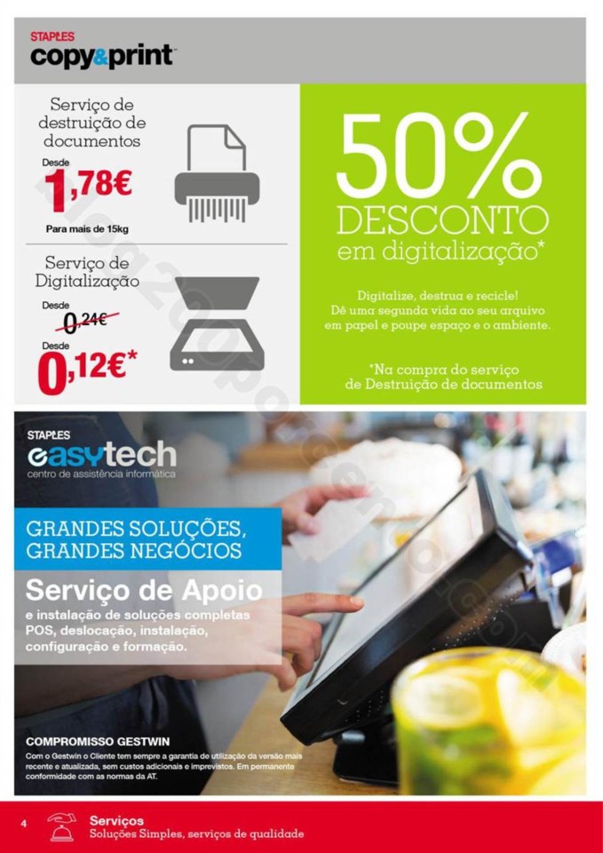 Antevisão Folheto STAPLES Promoções de 2 a 14 n