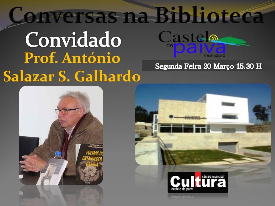 Conversas na Biblioteca Antonio Salazar S. Galhard