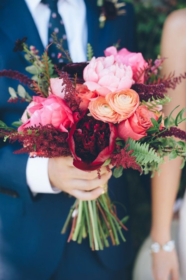 dramatic-fall-wedding-bouquet-of-peonies-ranunculu