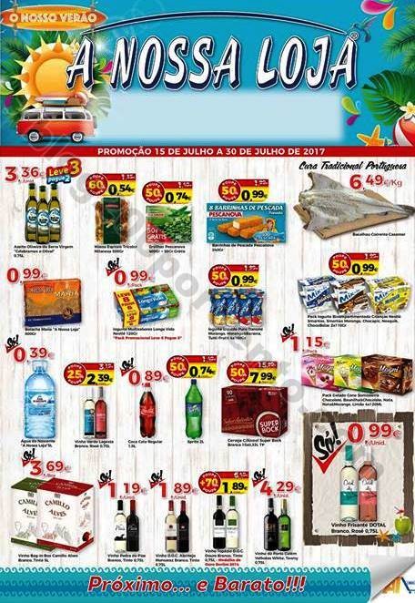 Antevisão Folheto A NOSSA LOJA Promoções de 15 
