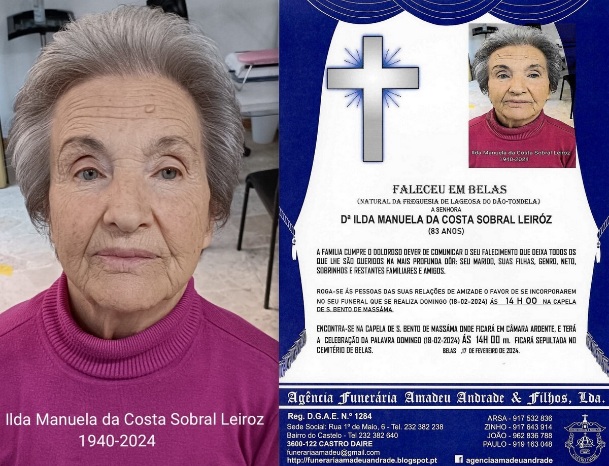 FOTO RIP  DE ILDA MANUELA DA COSTA SOBRAL LEIROZ-8