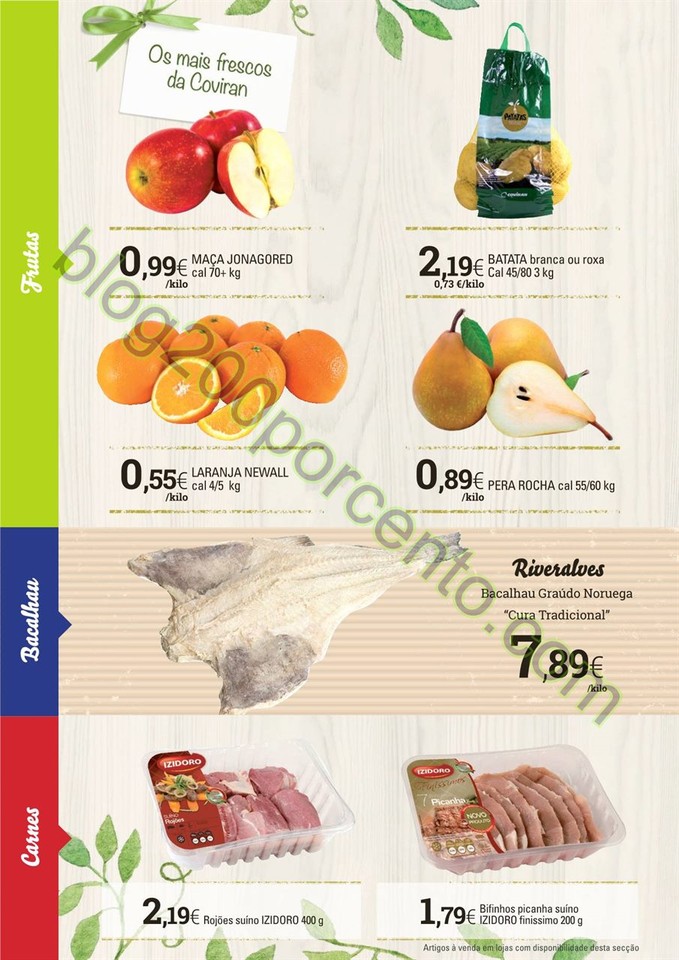 Antevisão Folheto COVIRAN promoções de 26 janei