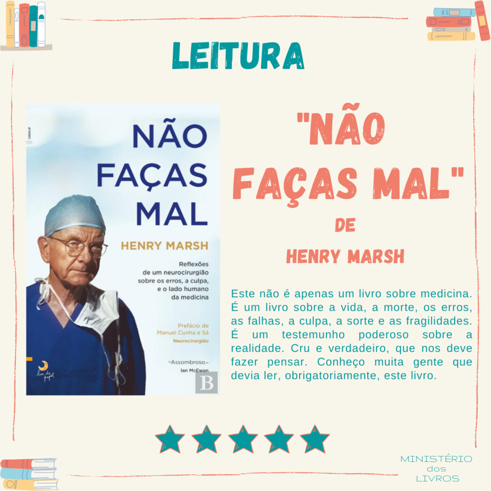 Não Faças Mal, Henry Marsh - Livro - Bertrand