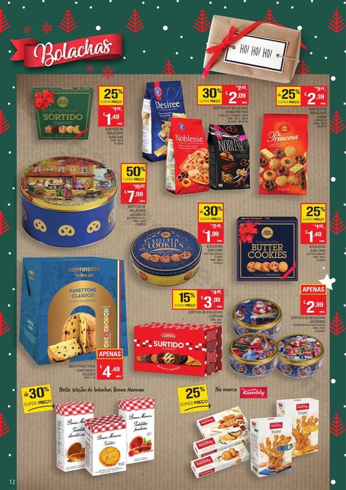 Continente Folheto Feliz Natal 19 novembro a 24 de