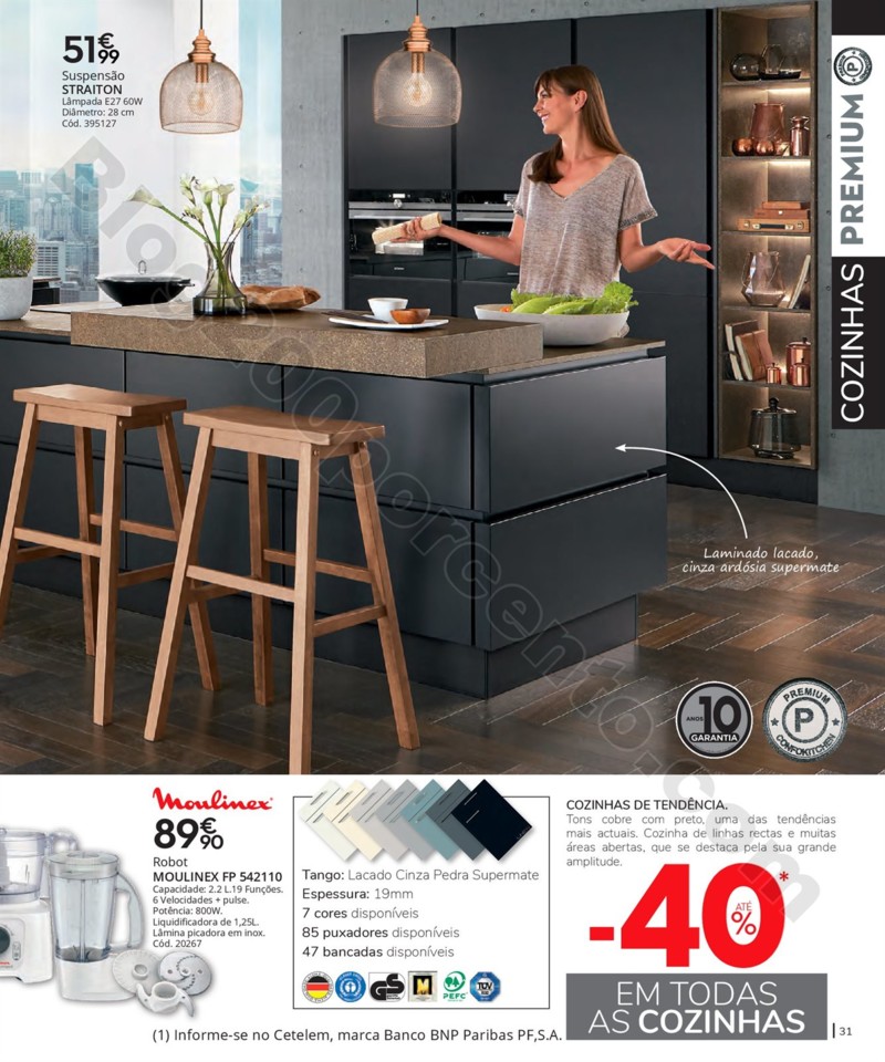 Antevisão Folheto CONFORAMA Cozinhas promoções 