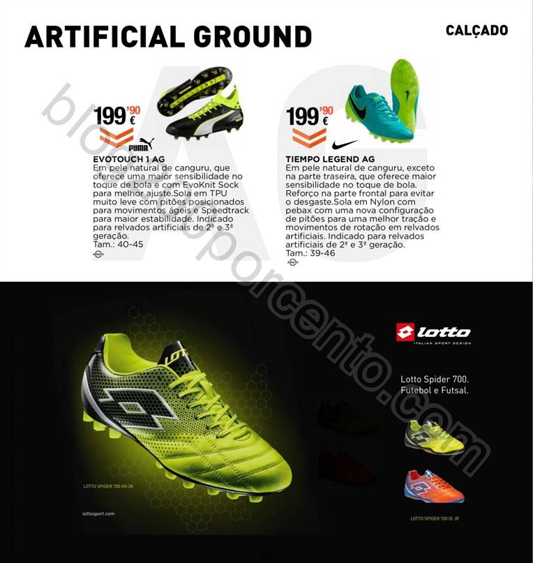 Novo Folheto SPORT ZONE Especial Futebol promoçõ
