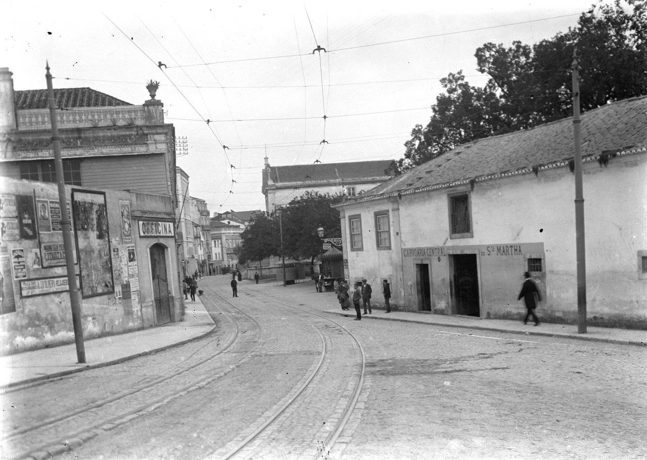Rua de Santa Marta, 1944, foto de Eduardo Portugal