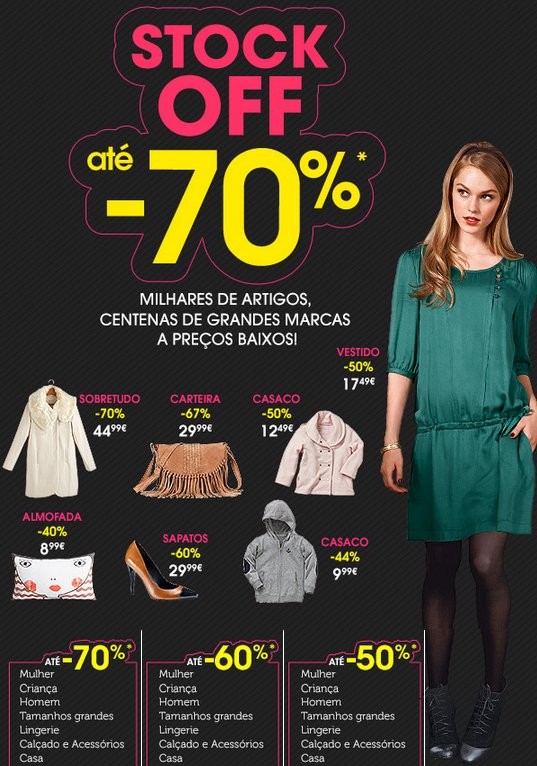 Stock Off | LA REDOUTE | descontos até 70%