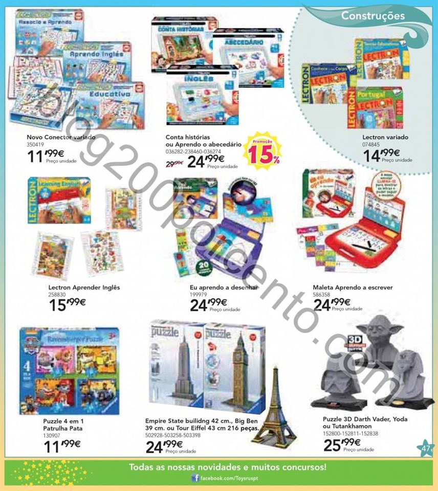 Novo Folheto TOYSRUS Promoções de 9 junho a 3 ju