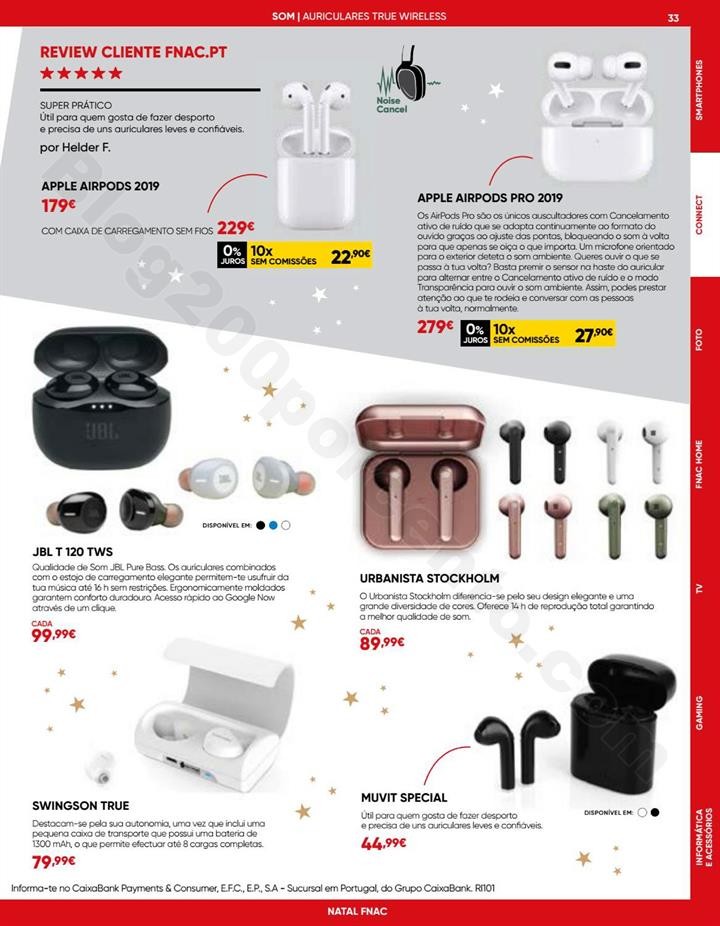 Antevisão Folheto FNAC Natal Tecnologia Promoçõ
