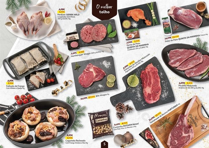 Antevisão Folheto AUCHAN Natal Gourmet Promoçõe