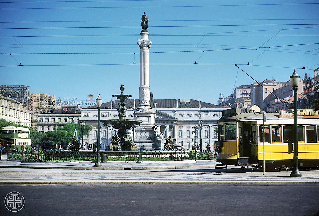 Rossio de Lisboa (© Portimagem, c. 1960)