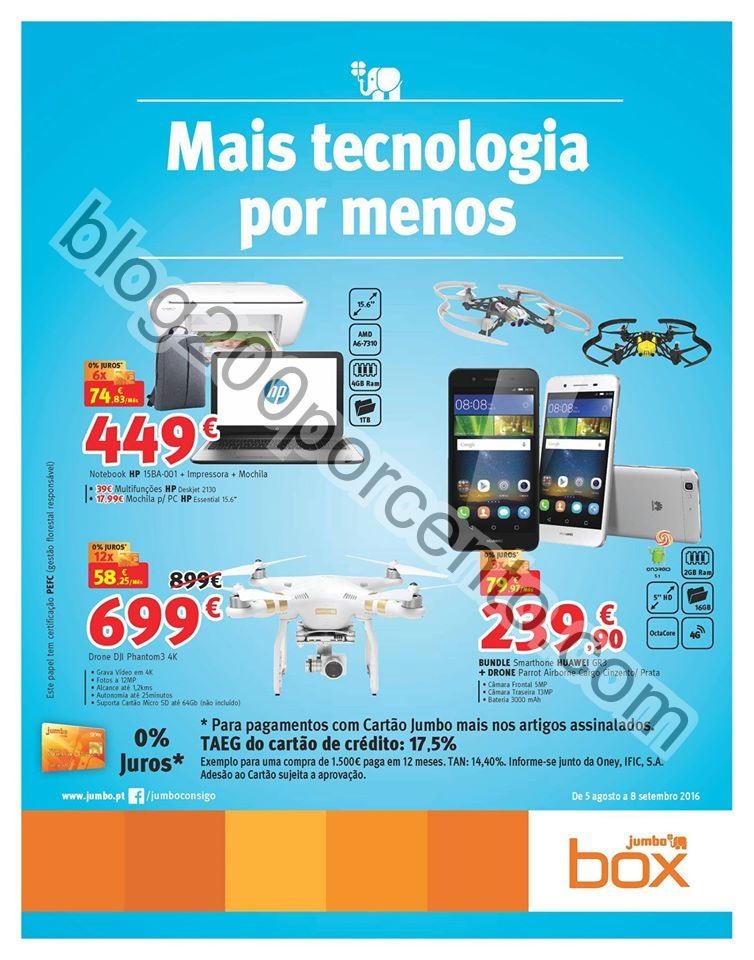 Antevisão Folheto JUMBO - BOX Promoções de 5 ag