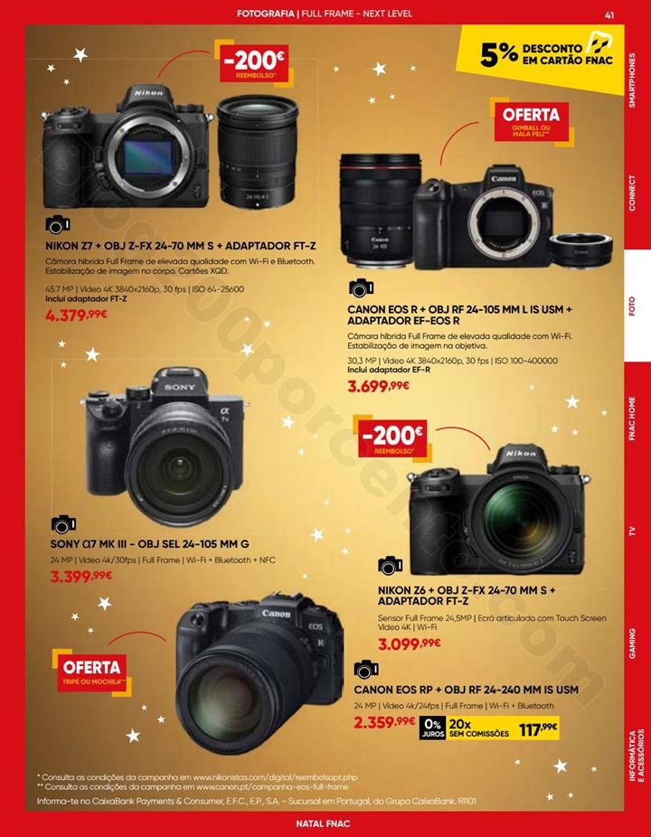 Antevisão Folheto FNAC Natal Tecnologia Promoçõ